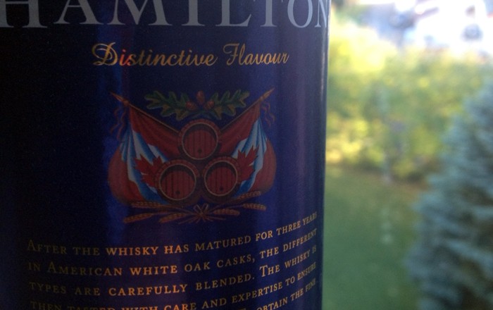Hamilton Canadian Whisky