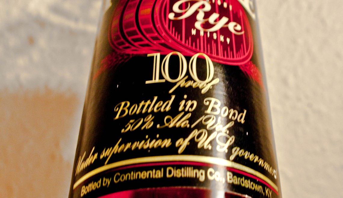 Rittenhouse – Straight Rye Whisky, Bottled in Bond