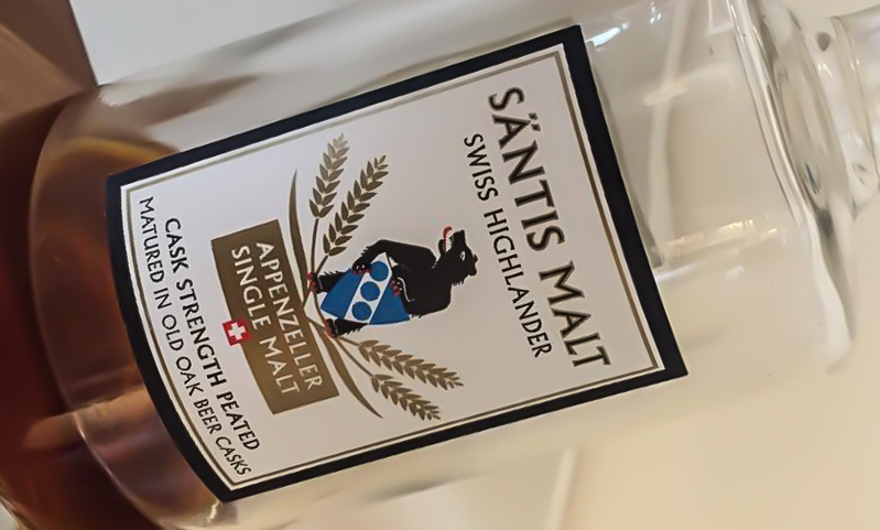 Säntis Cask Strength Peated, Matured in old oak beer casks