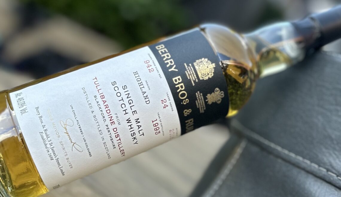 Tullibardine Berry Bros 24 YO, 1993-2018