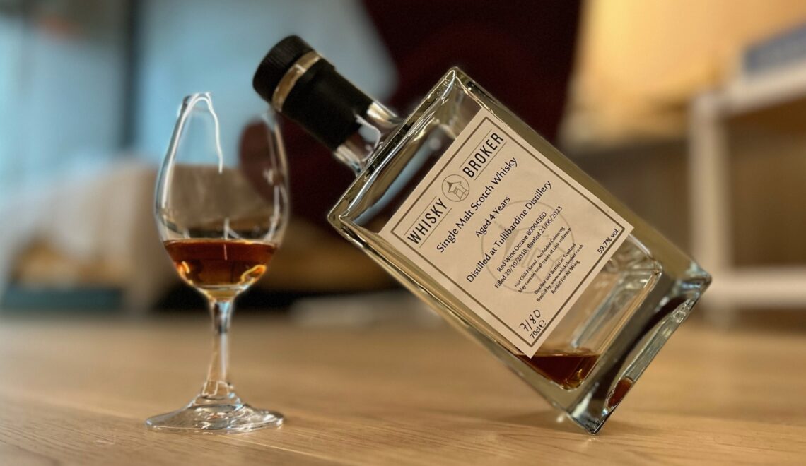 Tullibardine Whisky Broker Red Wine Octave 4 YO